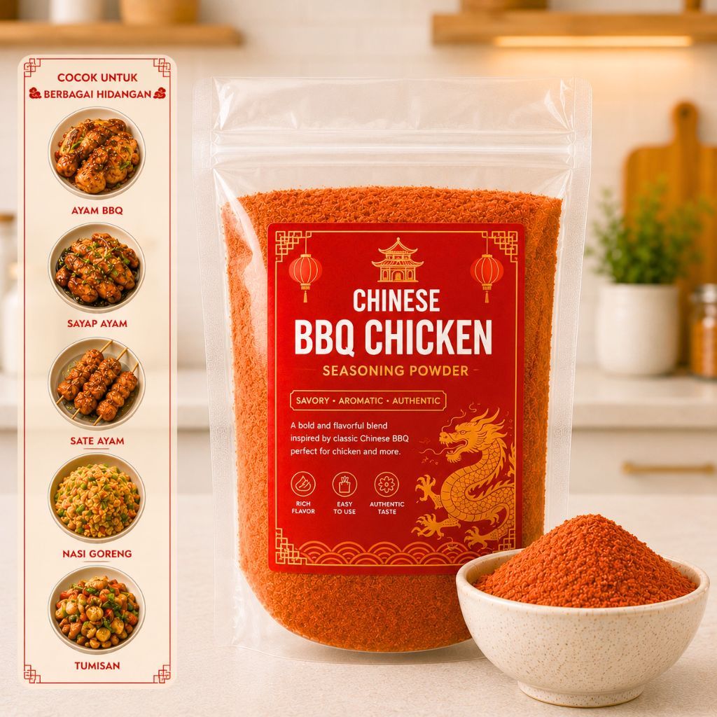 Chinese BBQ Chicken Seasoning  | Bumbu Tabur BBQ | Bumbu Marinasi Ayam Daging Panggang I HALAL