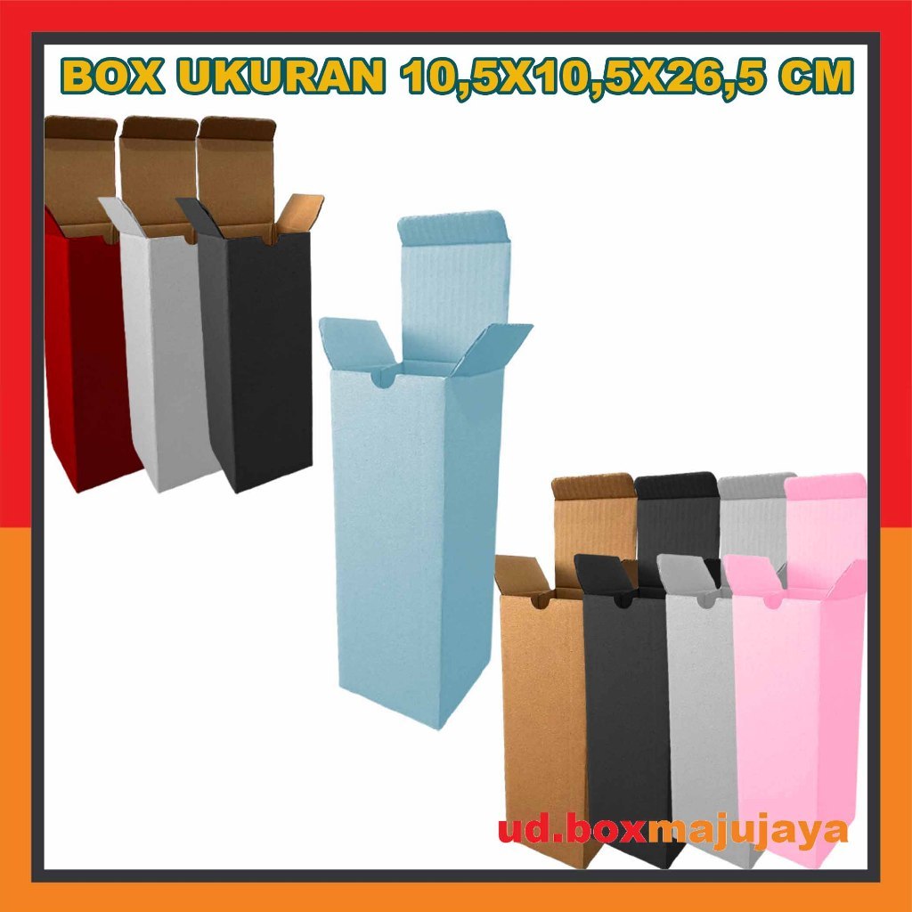 Box 10,5x10,5x26,5 Cm / Box Sliplock / Karton Packing / Box Tumbler