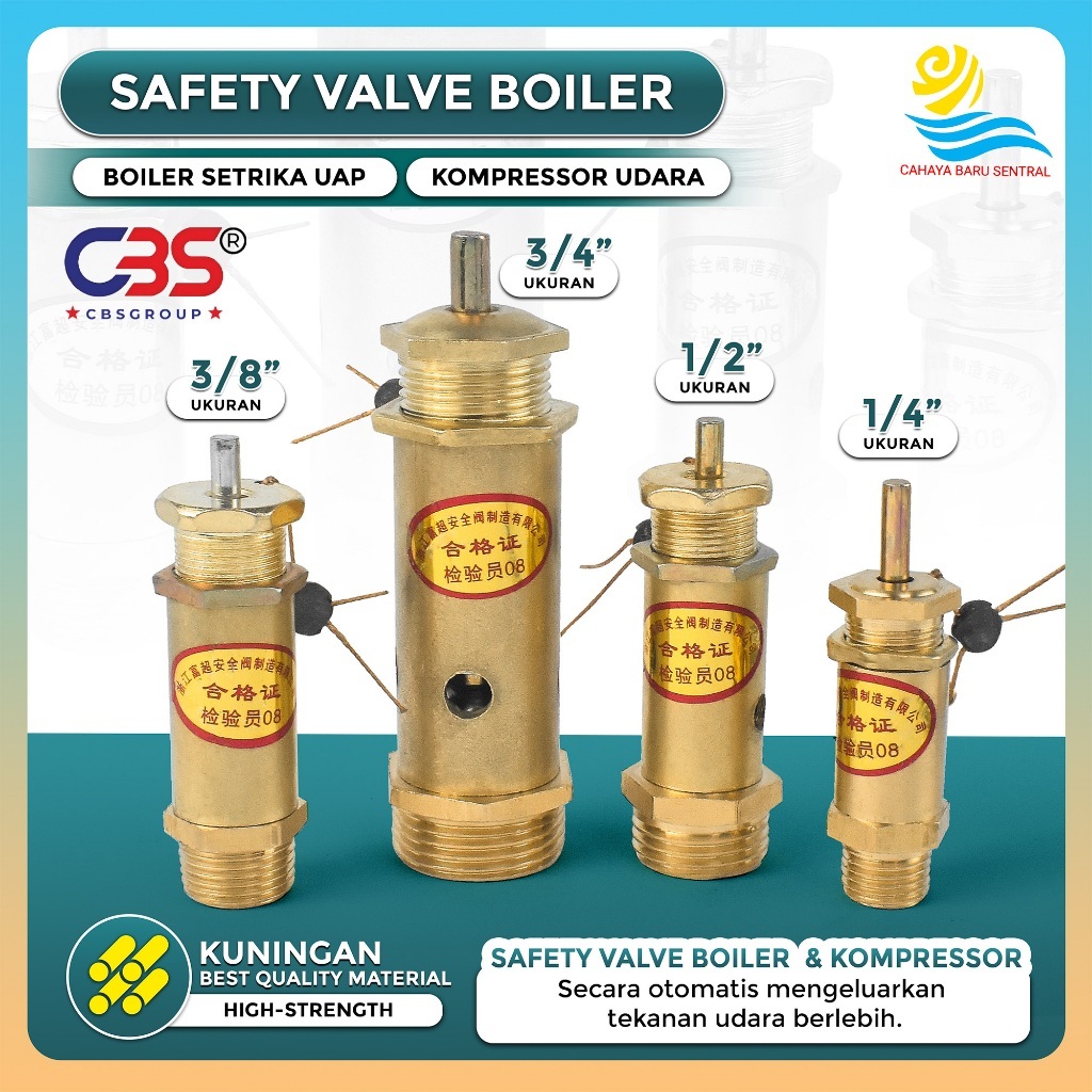 Kran Otomatis Setrika Uap Boiler SAFETY VALVE BOILER SAFETY VALVE SETRIKA UAP