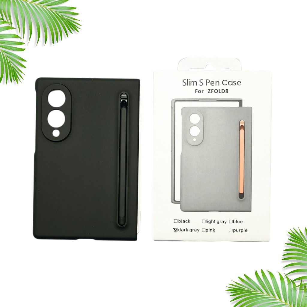 Casing Samsung Z Fold 8 Wide & Z Fold 8 Ultra Case Slim S Pen Pelindung HP Dengan Holder Stylus
