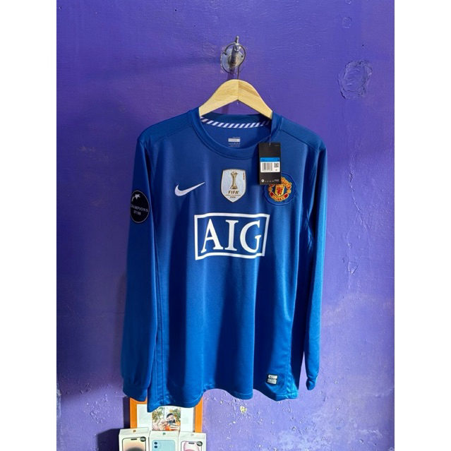 Manchester United 3RD 2008-2009 LS SIZE M BNWT