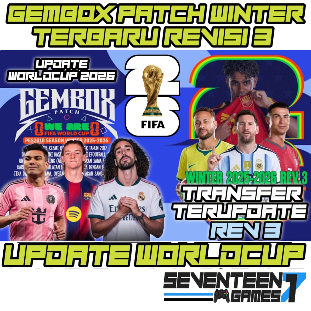 Gembox Patch PES 2026 Game Untuk PS3 Cfw dan Hen