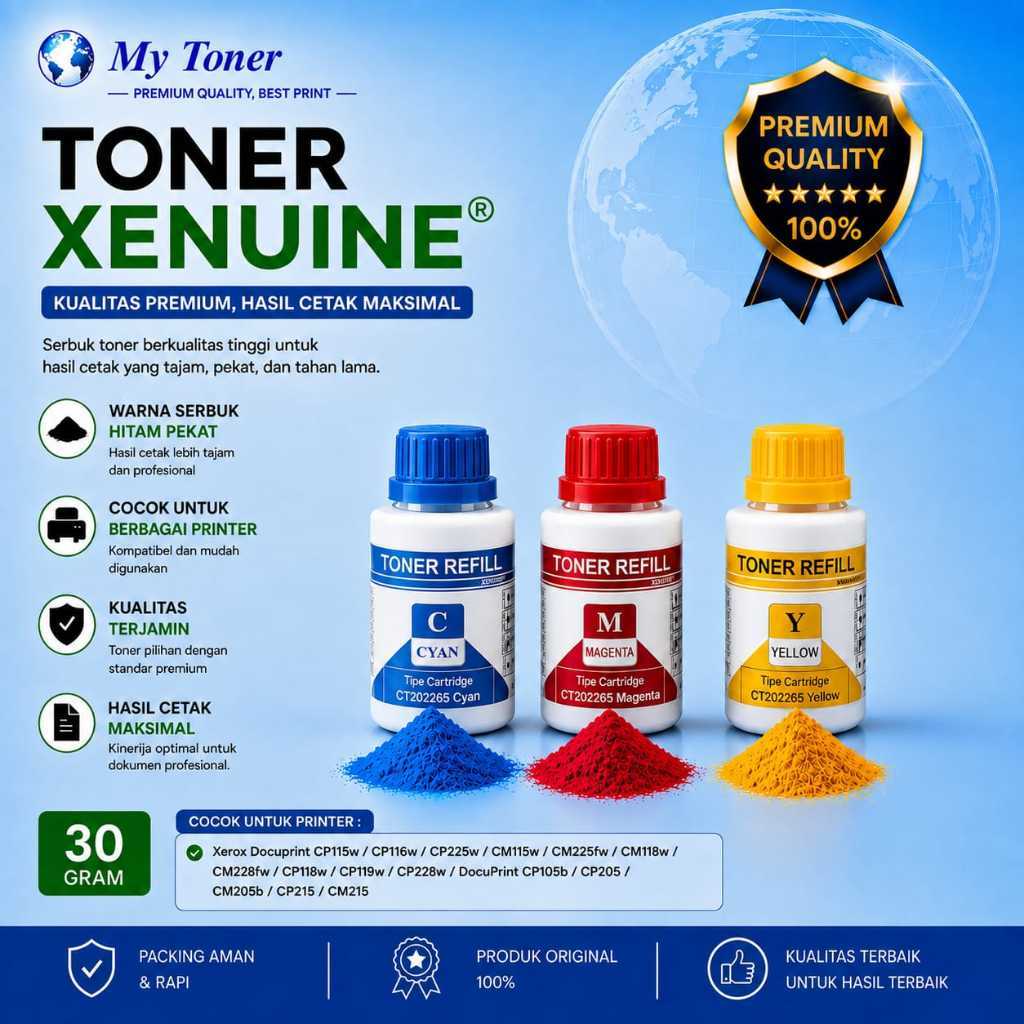 Serbuk Toner CM115FW CP115 CP225FW CM225FW CP116 CP118 225 CMY