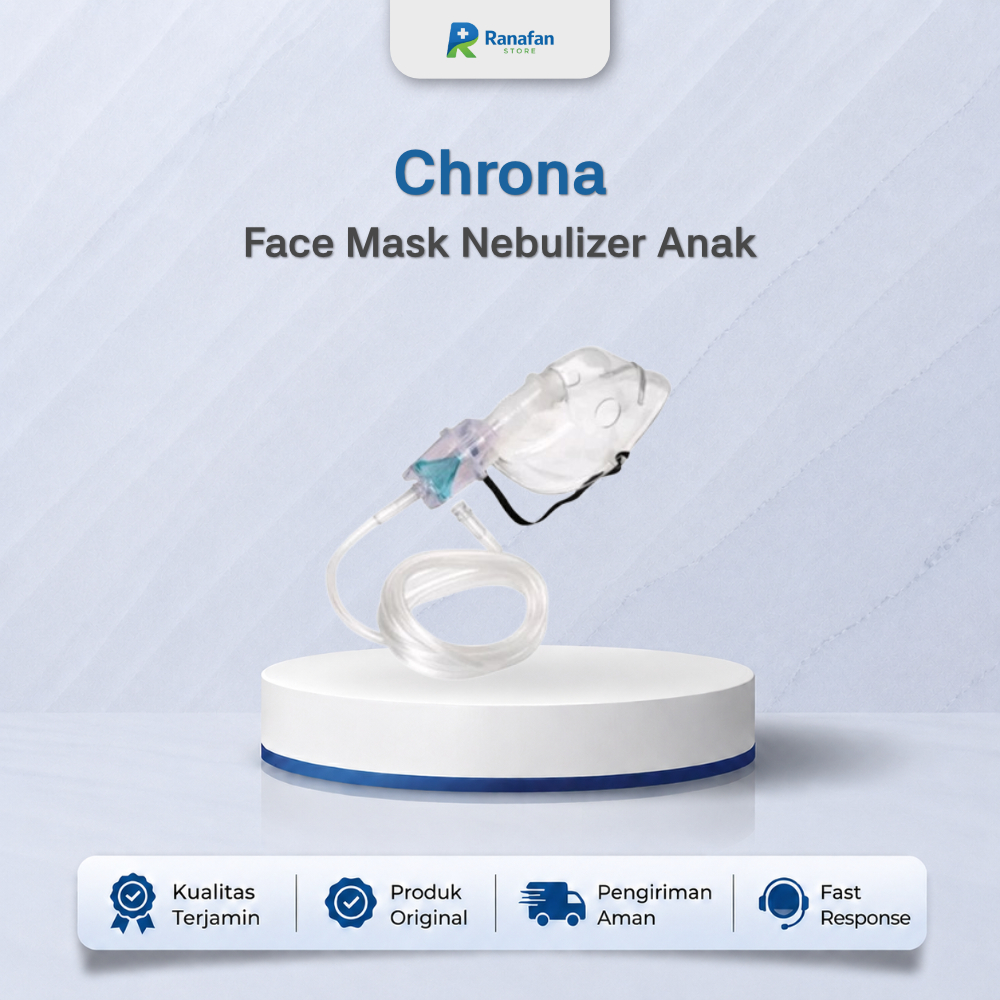 Chrona Face Mask Nebulizer Anak Masker Nebulizer Anak Nyaman & Pas di Wajah