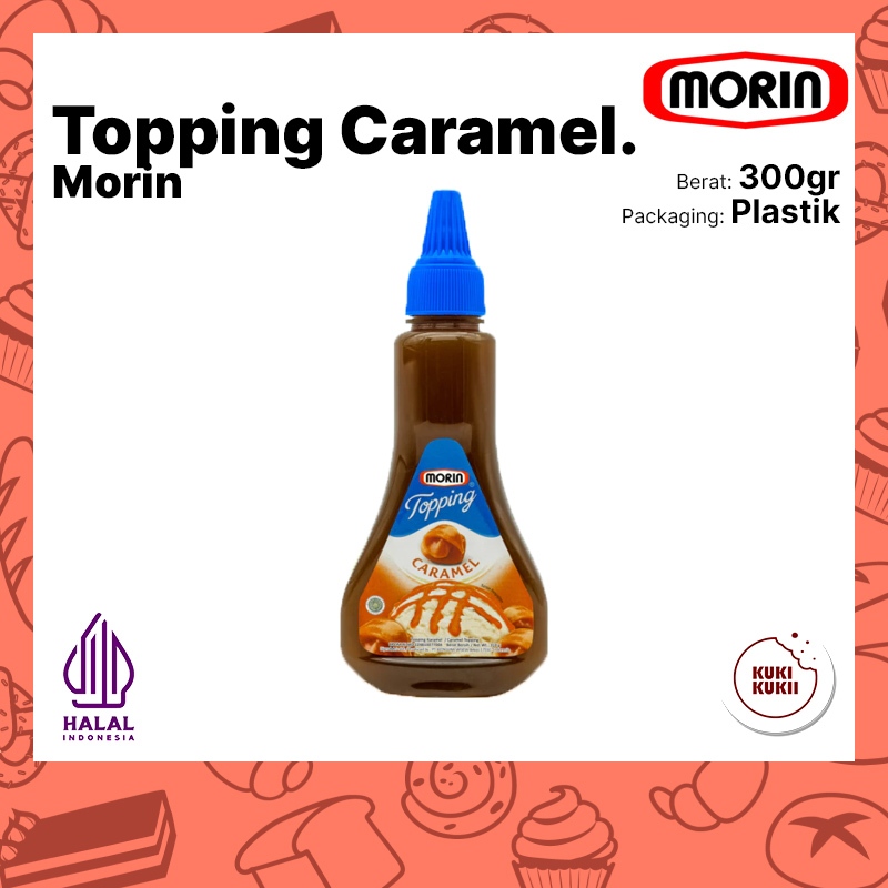 MORIN Topping Caramel 300gr | Selai Topping Caramel Morin 300 gram
