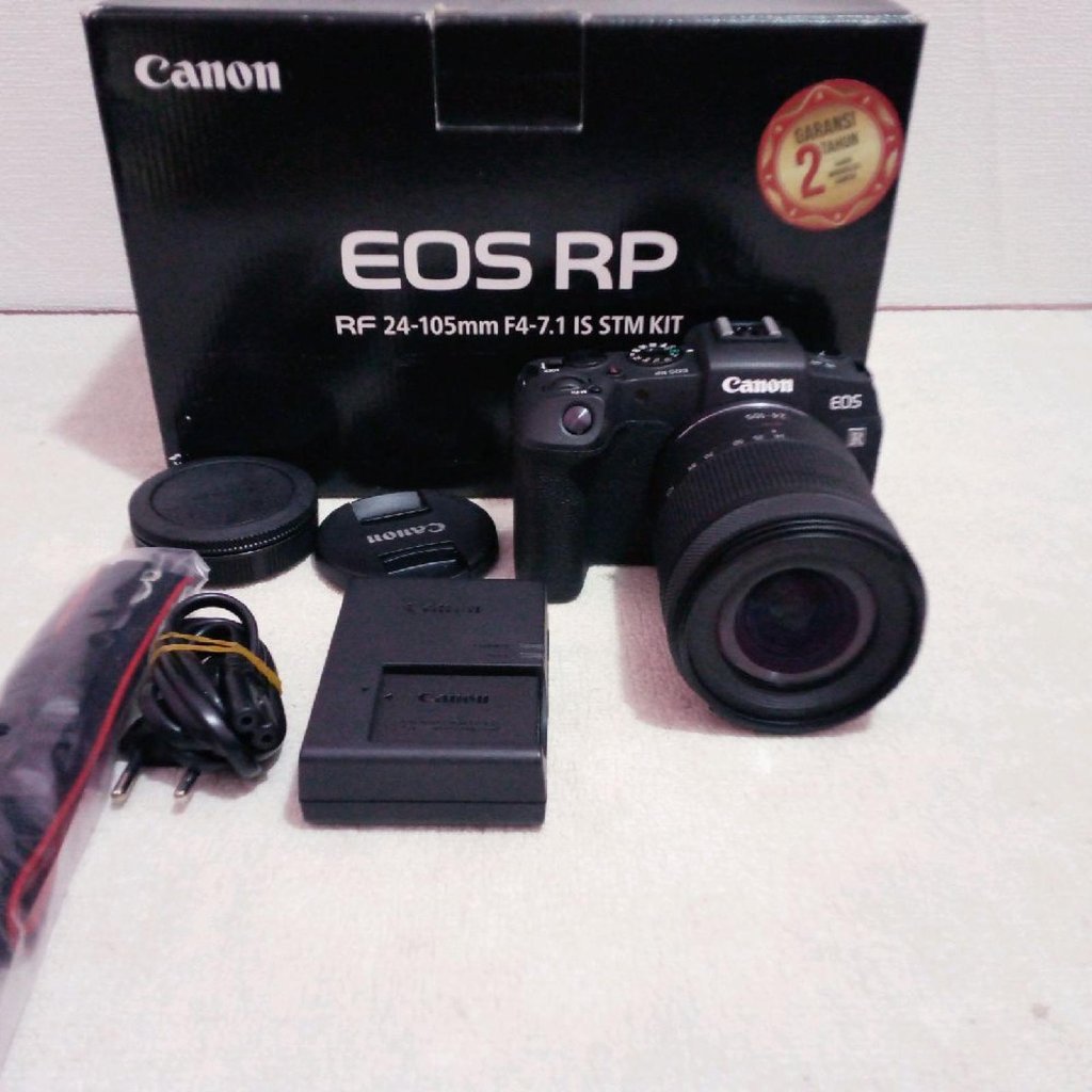 Canon EOS RP Lensa RF24-105mm f4-7.1 STM KIT kamera mirrorless Camera second