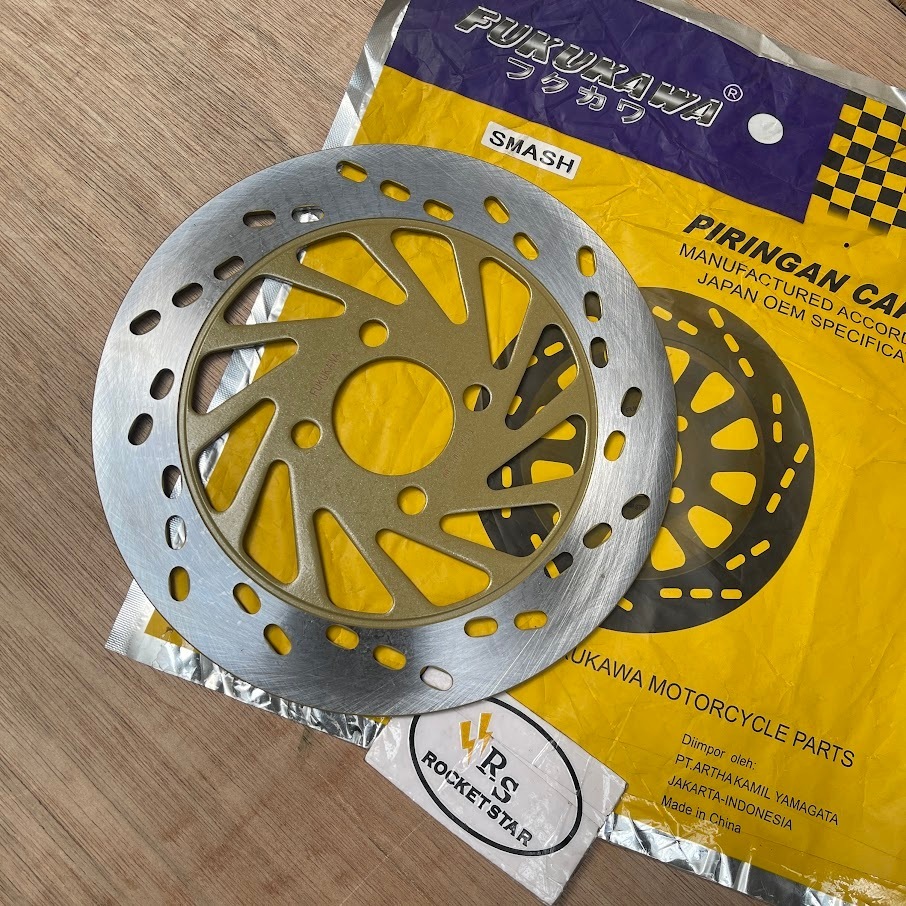 Piringan Cakram Depan Fukukawa Smash / Disc Brake Smash New Old Shogun 125 ( 220mm ) Original