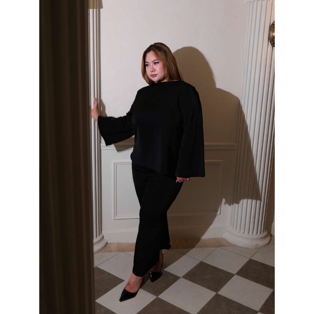 MODU — Saige Satin Top | Plus Size Jumbo Size Big Size