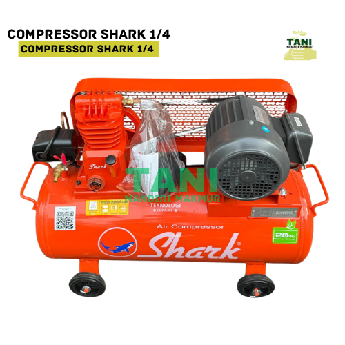 COMPRESSOR KOMPRESSOR KOMPRESOR UDARA ANGIN LISTRIK 1/4HP DINAMO SHARK