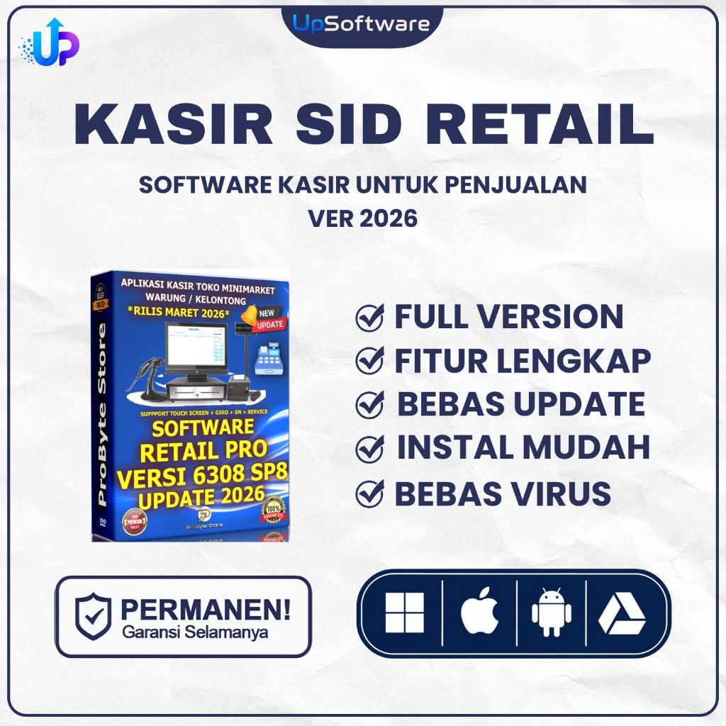 [S0170] Aplikasi Kasir SID Retail Pro 2026 Full Version Original Lifetime + Panduan Instalasi (WIN)