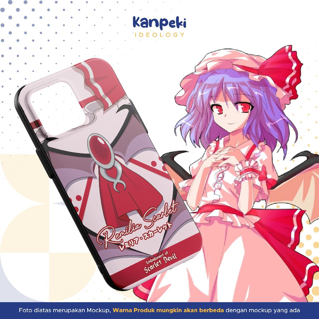 Phone Case Remilia Scarlet Touhou Project All Type Semua Merk & Tipe Handphone