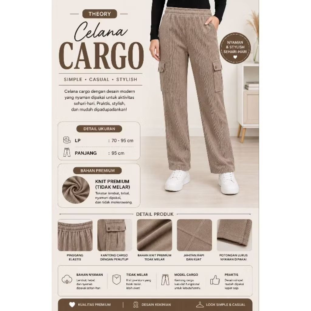 Celana Cargo Theory