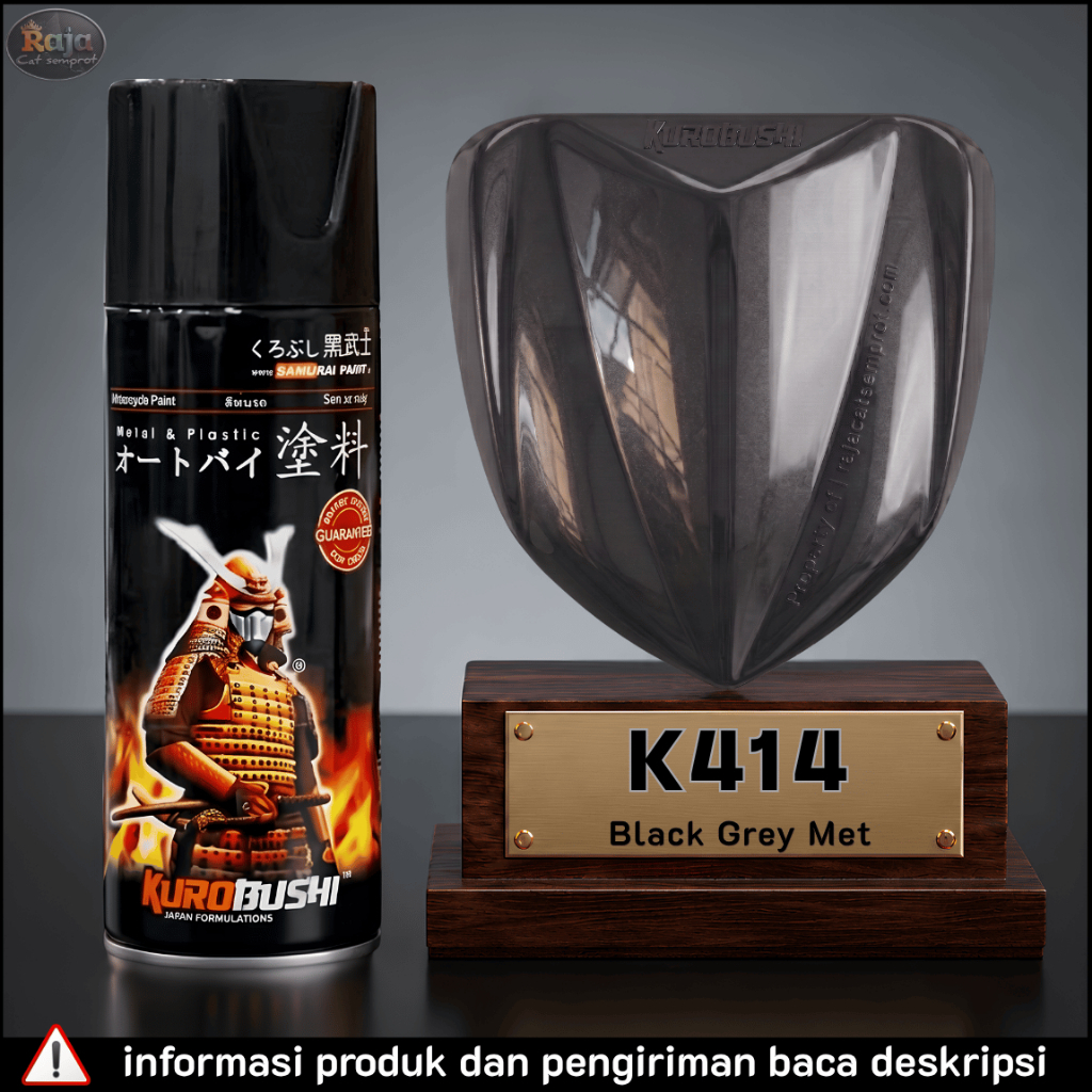 Samurai Paint : Black Grey Met - K414*
