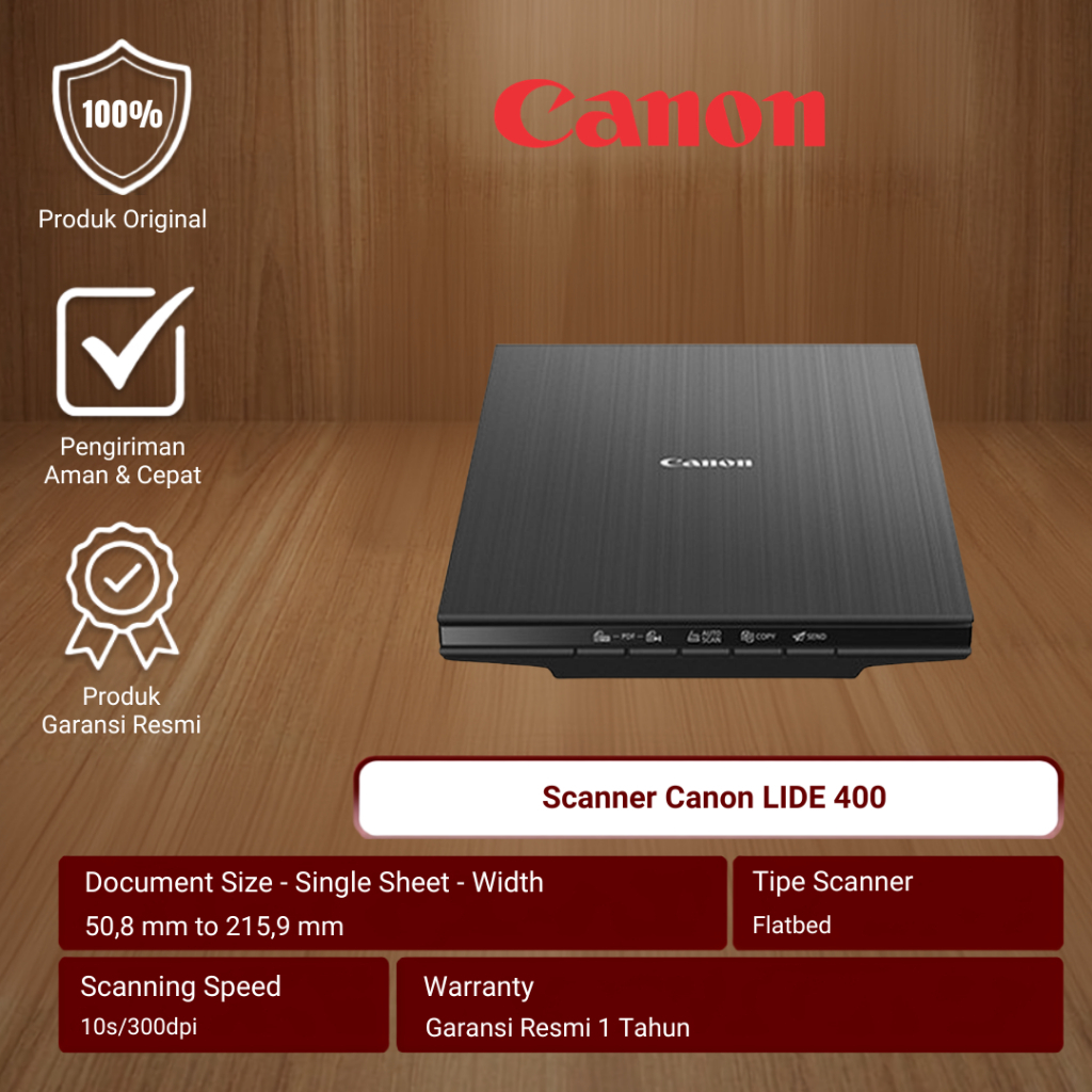 Scanner Canon LIDE 400 Flatbed