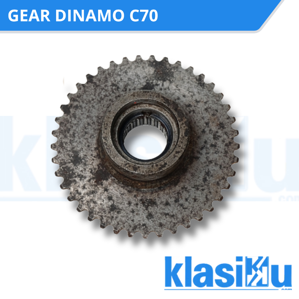 Gear Besar c70 c50 Supercub Gear Gir One Way Penghantar Stater Starter Dinamo Honda C70 C70 Original