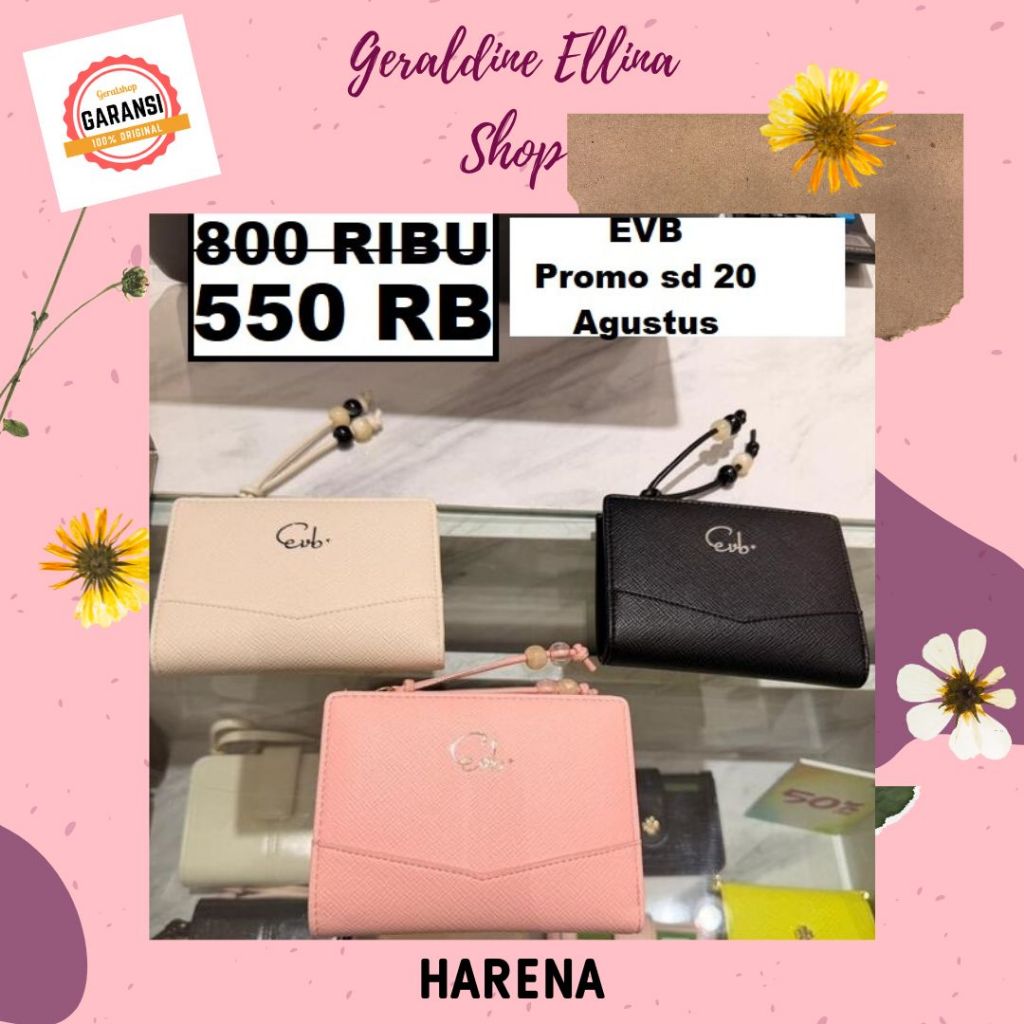 Dompet Evb wanita sale original store seri HARENA