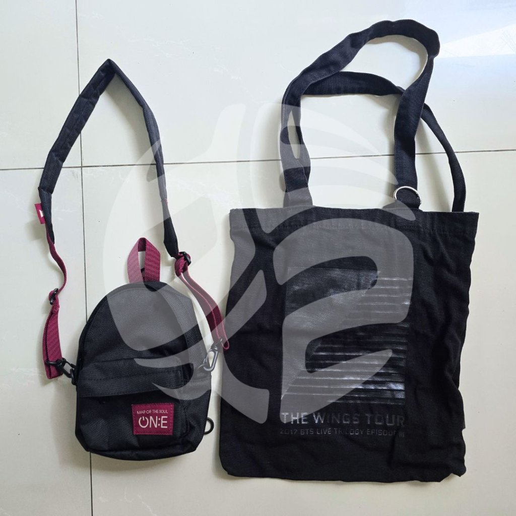 [READY SECONDHAND] BTS Official Merchandise MOTS ONE Mini Bag / Wings Tour Shoulder Bag Preloved Rar