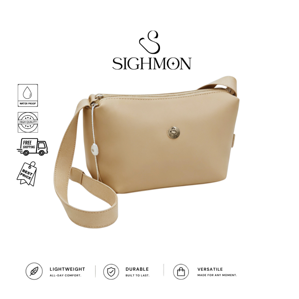 [TRIXIE] SIGHMON - Tas Selempang Casual Waterproof Crossbody Bag Shoulder Bag