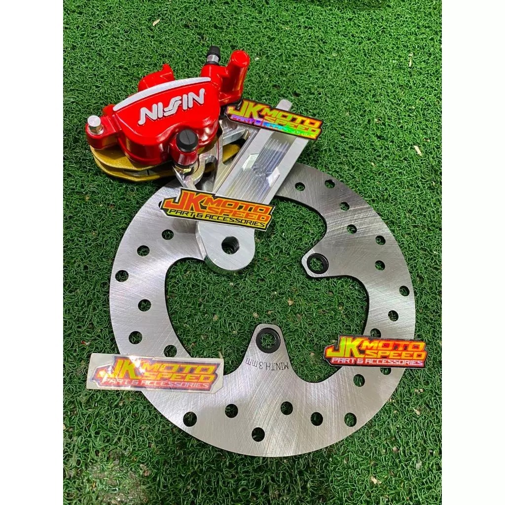 PAKET MURAH  SATRIA F FU FI 4 tak satria HIU LUMBA 2TAK kaliper cakram + breket + disk cakram dis 22