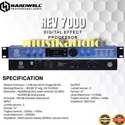 Efek Vocal Hardwell Rev7000 Original Besi Garansi 1 Tahun
