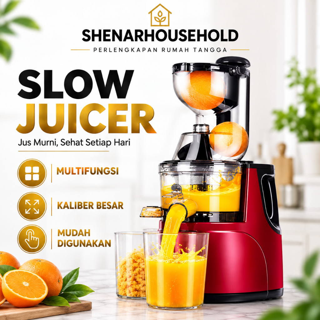 Blender Slow Chewing Press Juicer Slow Juicer Portable Tanpa Ampas