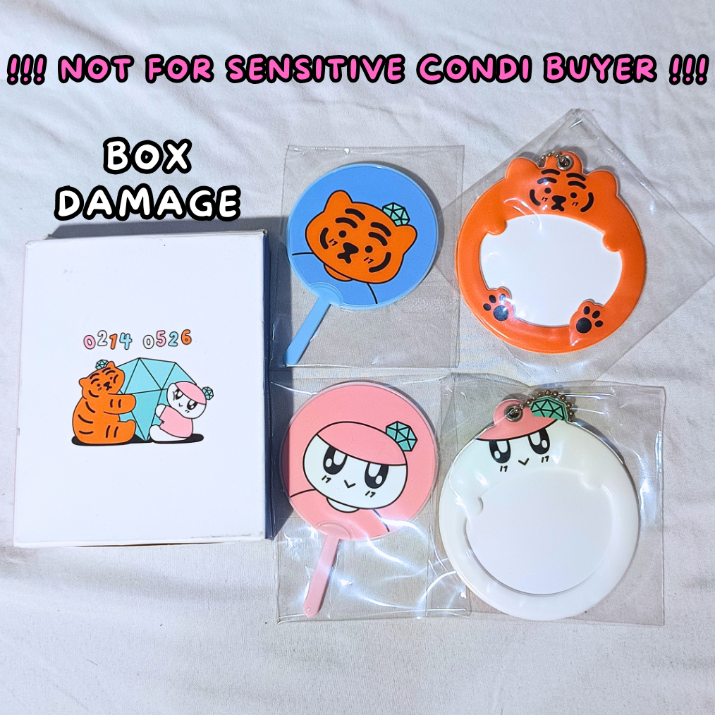 SEVENTEEN MINI PICKET KEYRING SET BONGBONGIE X MUZIK TIGER