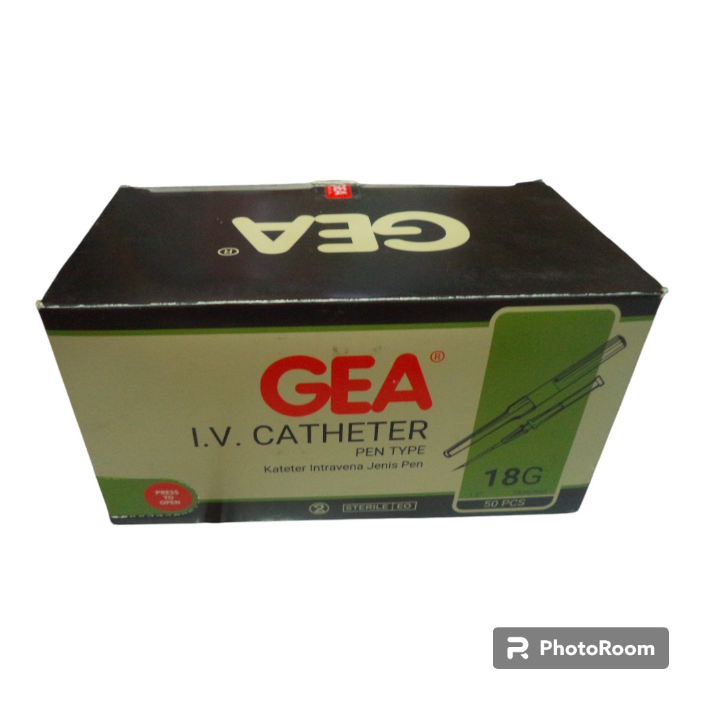 IV Cath 18 GEA IV Chateter GEA 18G / abocath 18g