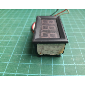 Voltmeter digital DC 3 kabel & Voltmeter ampere digital