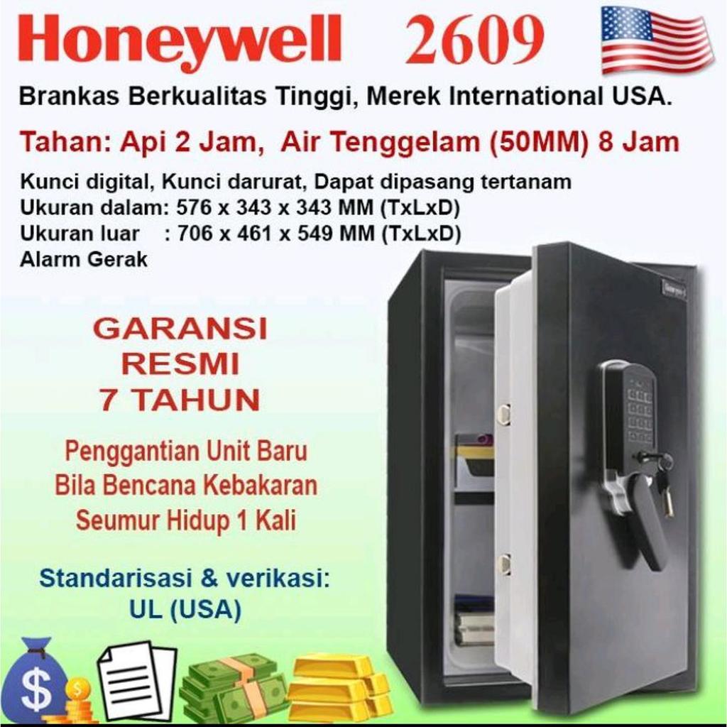 HONEYWELL 2609 Brankas Tahan Api & Air, Garansi Resmi, Barang Original, Official Store