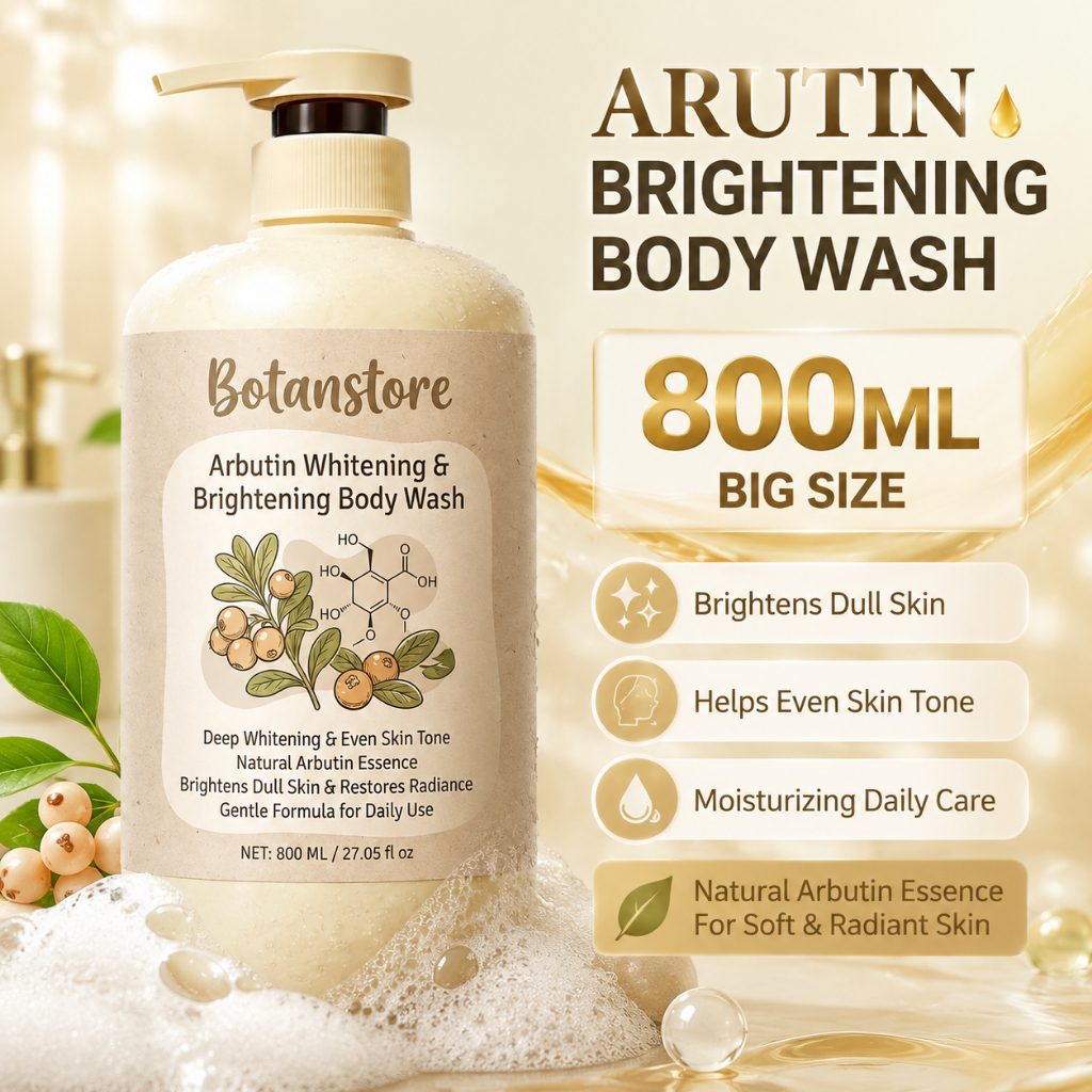 Sabun Mandi Mencerahkan Kulit Membantu Menyamarkan Kusam dan Meratakan Warna Kulit Arbutin 800ml unt