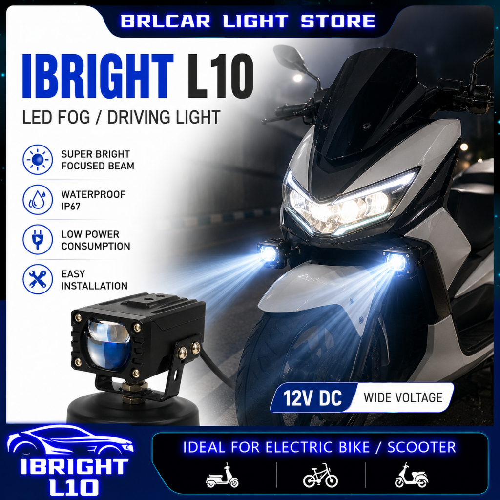 IBRIGHT Lampu Tembak L10 Ibright Full alumunium & Waterproof