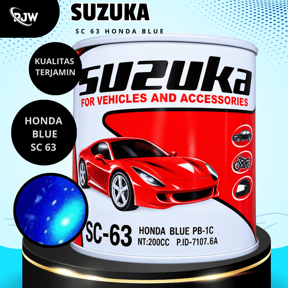 CAT CANDYTONE BLUE HONDA SUZUKA SC63 200cc - cat candy blue - cat candy biru Honda