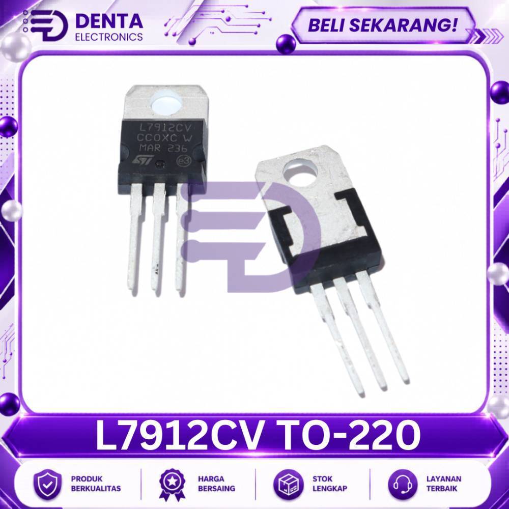 L7912CV TO-220 - Komponen Elektronik