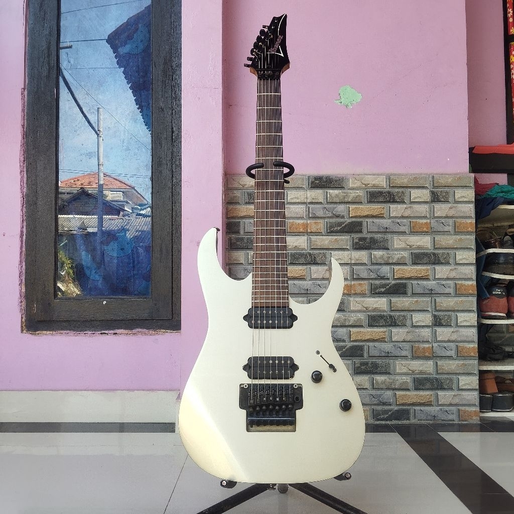 Ibanez 7 String Pickup Aktif Duncan Designed / Gitar Ibanez 7 Senar Tremolo Edge Zero II ZPS