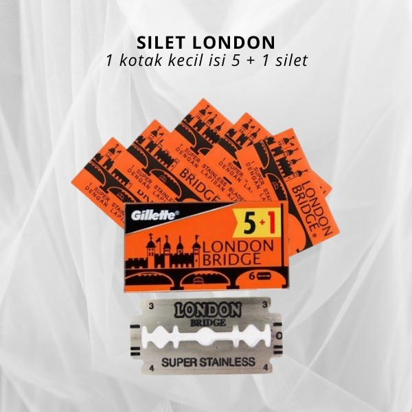 Silet London Bridge 20 Pack @5Pcs Original 100 Keping