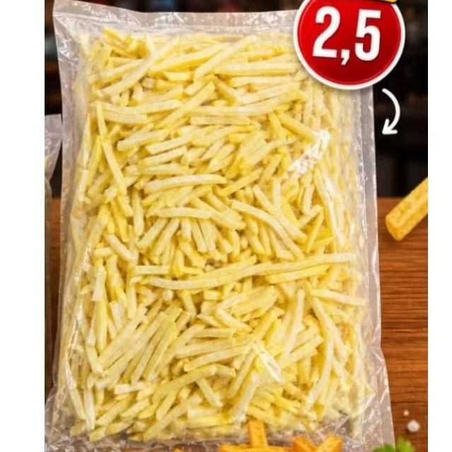 Kentang Aviko Shoestring Frozen 2,5 Kg Premium