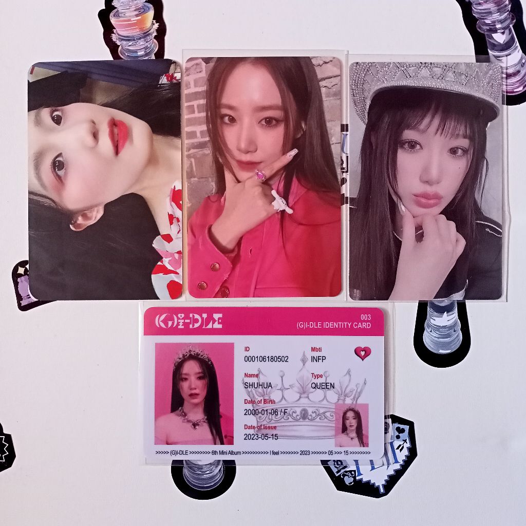 OFFICIAL PHOTOCARD IDLE GIDLE SHUHUA YEH SHUHUA I BURN I FEEL 2