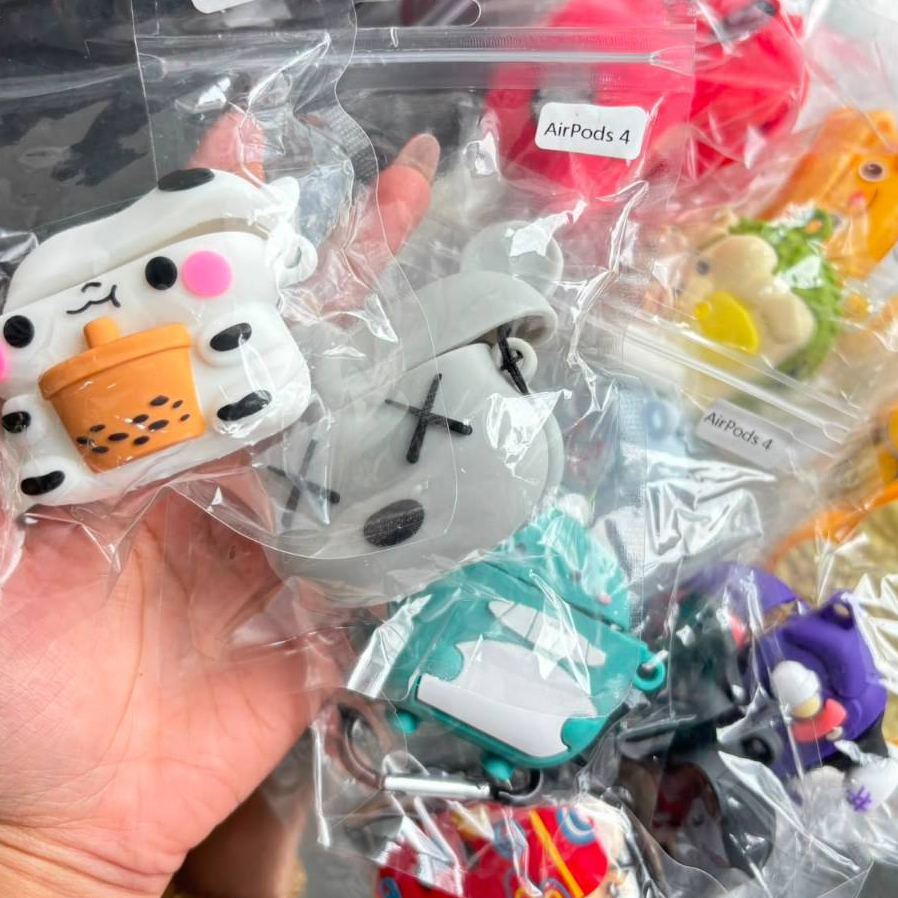 PAKET USAHA CASE AIRPODS RANDOM | Grosir Case AirPods Motif Lucu | Paket Reseller Case AirPods | Isi