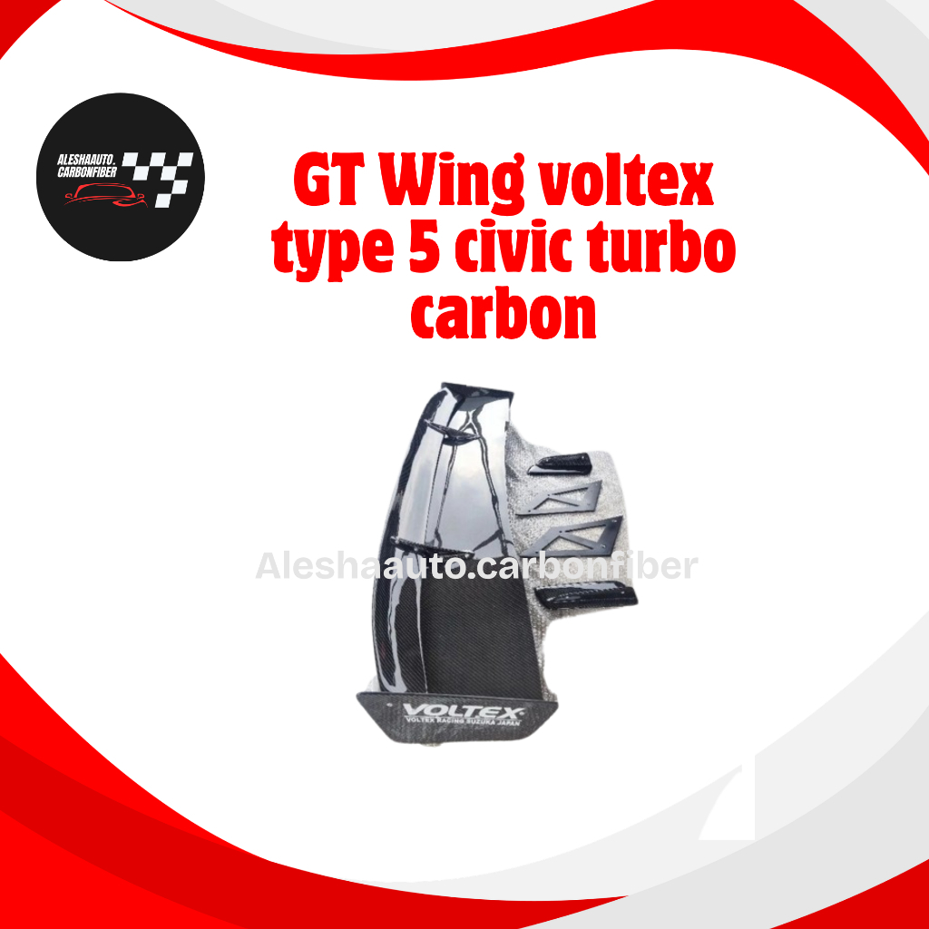 GT Wing Voltex Type 5 Civic Turbo / Spoiler GT Wing Voltex