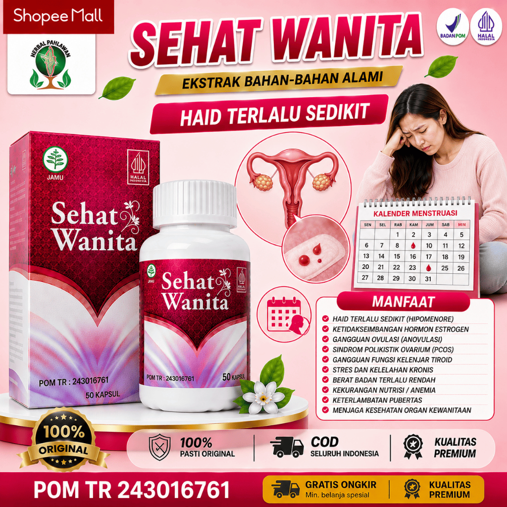 Sehat Wanita Untuk Haid Terlalu Sedikit, Ketidakseimbangan Hormon Estrogen, Gangguan Ovulasi - Resmi