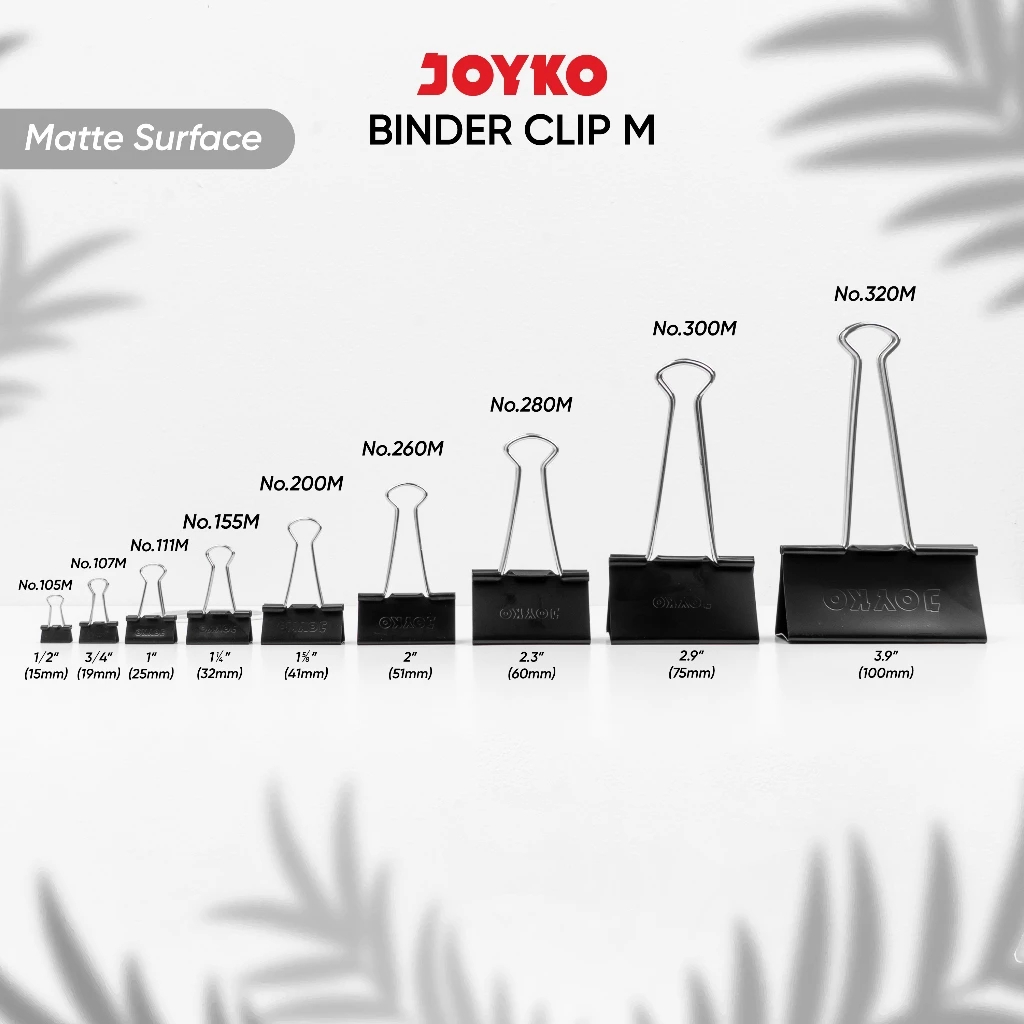 BINDER KLIP 280 Joyko PAPER CLIP (pcs)