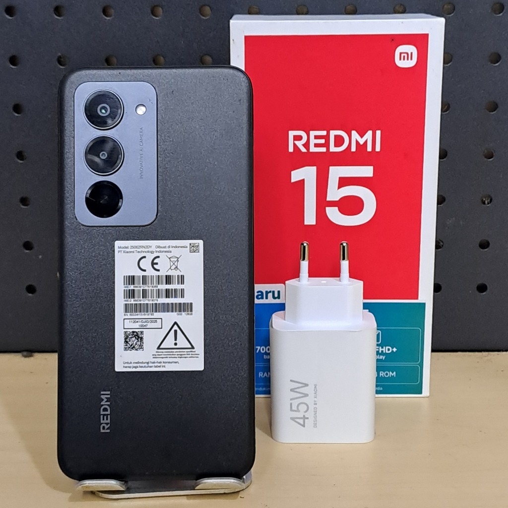 REDMI 15 8/128GB SECOND FULLSET BERGARANSI