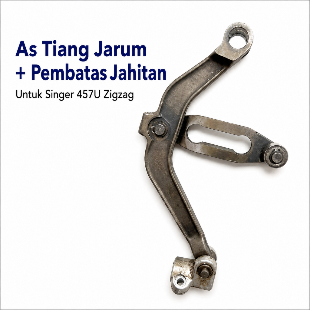 411226 + 502959 As Tiang Jarum + Pembatas Jahitan / Needle Bar Connecting Link + Needle Vibrating Ca