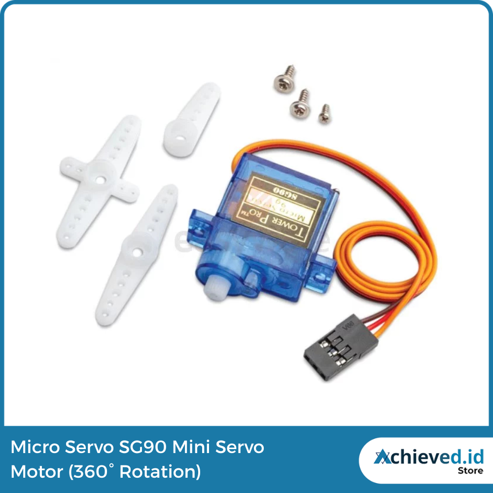 TowerPro SG90 Mini Servo Motor Micro Servo (360° Rotation)