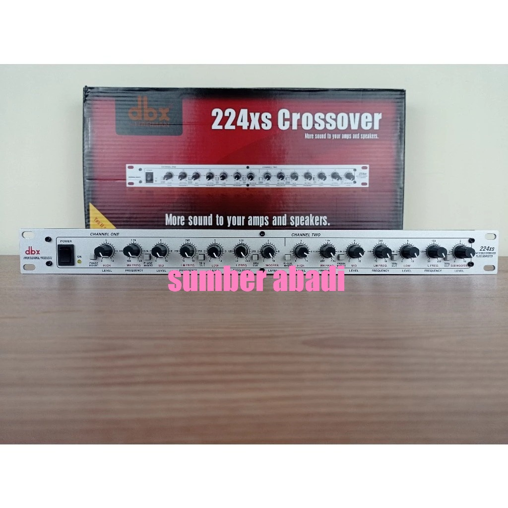 Crossover DBX 224XS + Sub 4 way dbx224xs crossover 224 Xs  Bisa COD