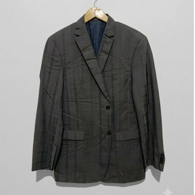 (Beli 5 JT) Jas Blazer Z Zegna drop 7 size L (75x55) authentic 100% second original Preloved