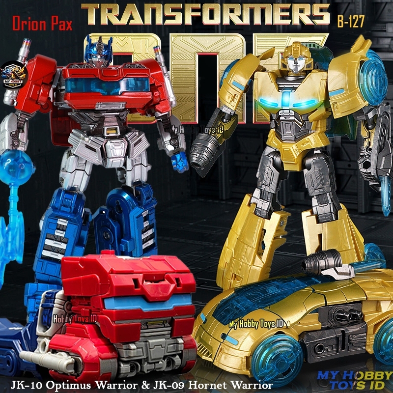 Mainan Robot Transs formers One Optimus Prime Orion Pax & Bumblebee B-127 Bisa Transform Mobil