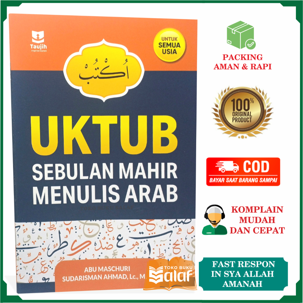Metode UKTUB Sebulan Mahir MENULIS ARAB Untuk SEMUA USIA Abumaschuri Sudarisman Ahmad Cara Menulis B