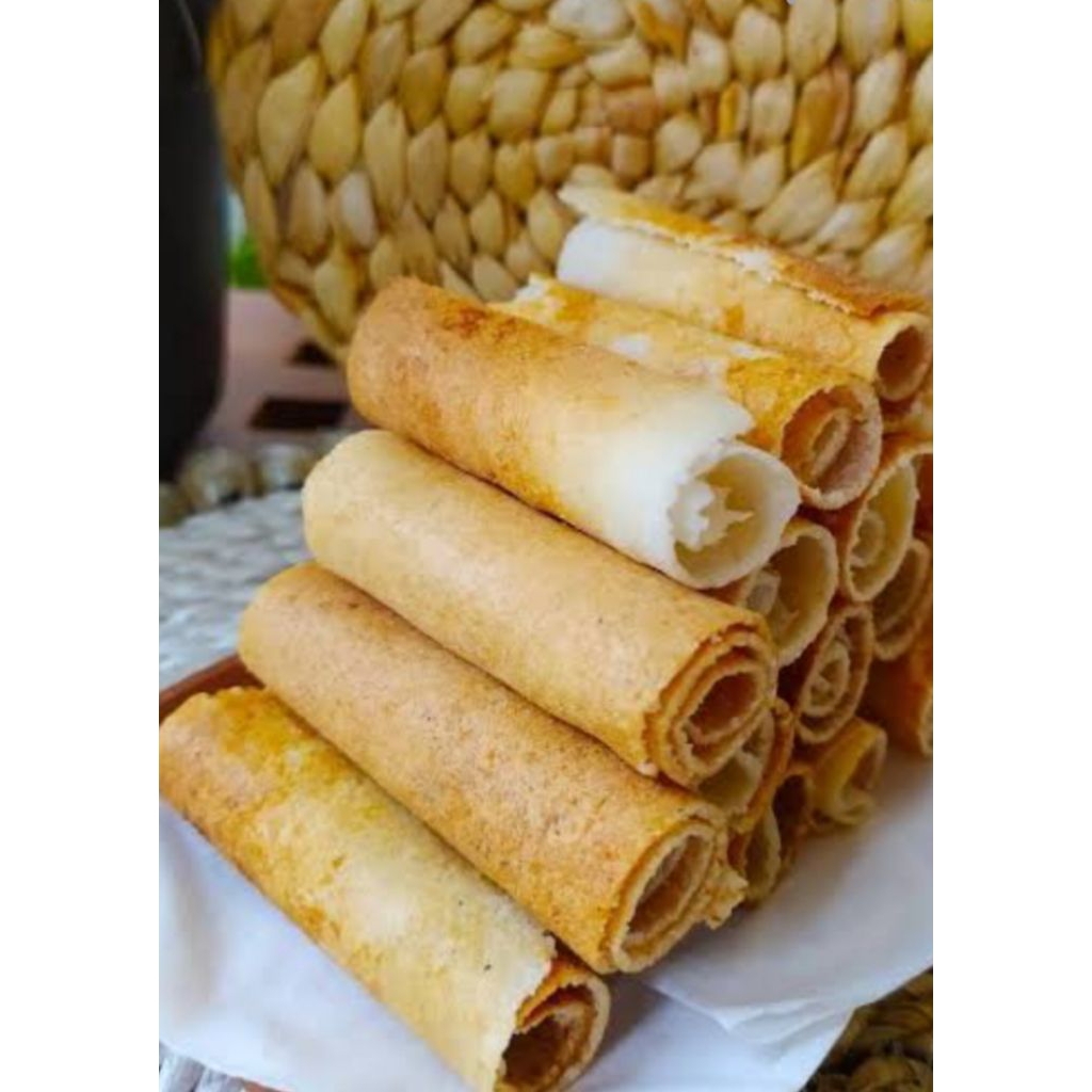 Sagon gulung per 1 pcs crepe tipis renyah camilan kering