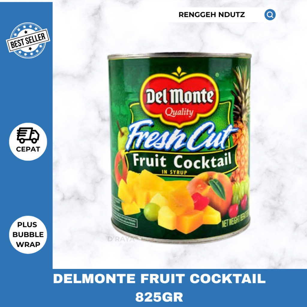 DELMONTE FRUIT COCKTAIL 825gr BUAH KALENG